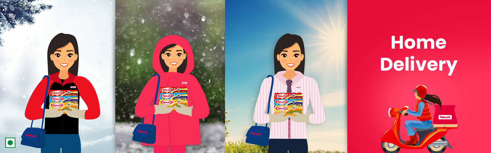 Yakult Home Delivery Banner