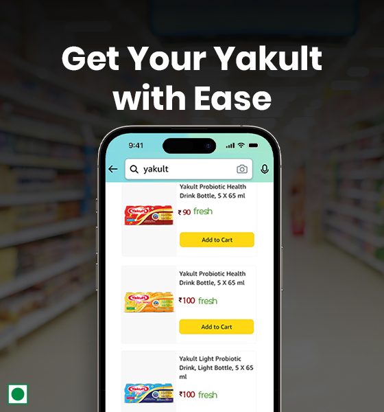 Yakult Retail Store Banner