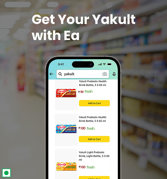 Yakult Retail Store Banner