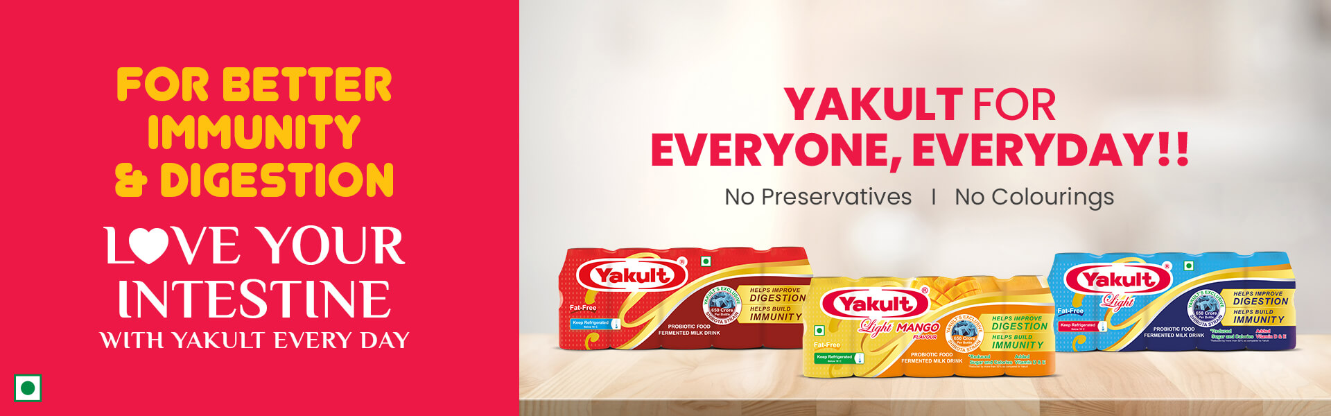 Yakult Home Delivery Banner