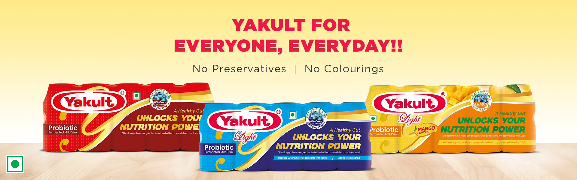 Yakult Home Delivery Banner