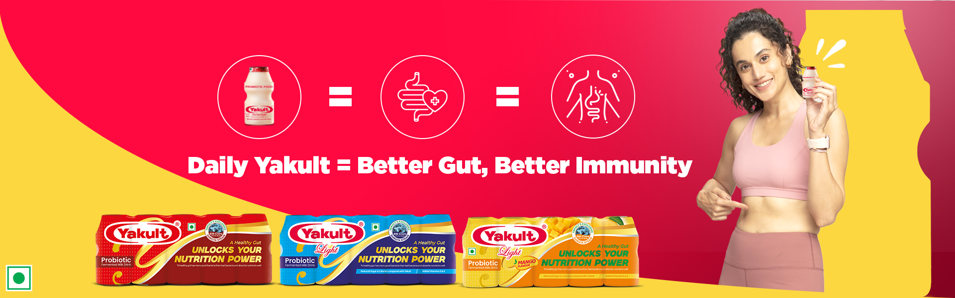 Yakult Home Delivery Banner